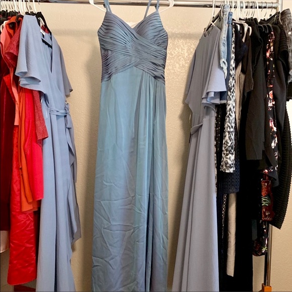 Bari jay iridescent chiffon dress - Picture 2 of 6